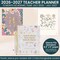 bloom daily planners 2026–2027 Teacher Planner, Cool Tones – 7 Period Lesson Plan Book, 9" x 11", Interchangeable Cover